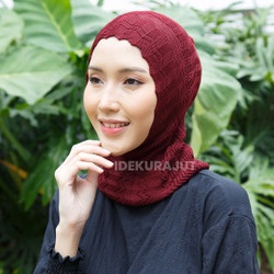 HASTARI CIPUT NINJA ZIGZAG/ CIPUT RAJUT ANTI TEMBEM  terhits ( ciput lyla)