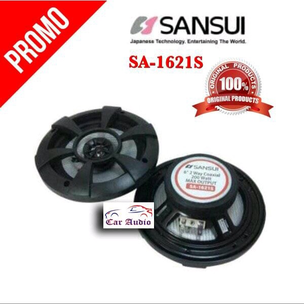 Sansui Speaker 6 inchi Speaker Sansui Speaker Mobil merk Sansui Speker Coaxial Berkualitas