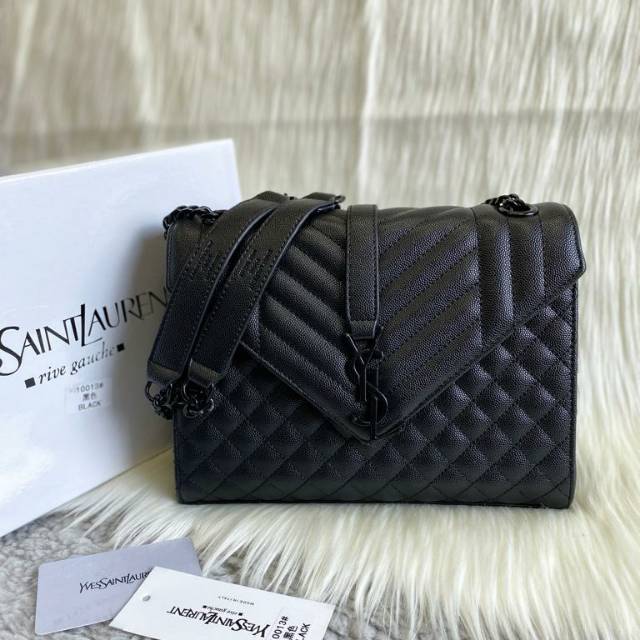 YSL Envelope Chain Medium V Flap Free Box