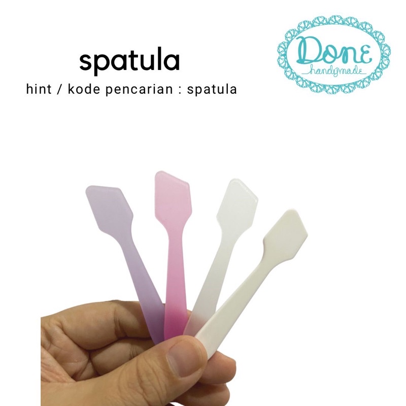 Spatula kecil small size spatula alat pengaduk alat make up alat craft