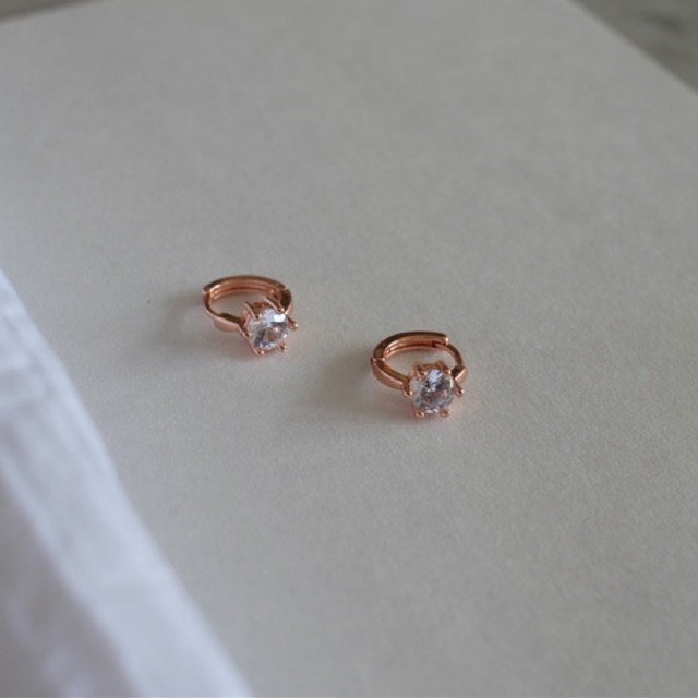 Allaina earrings (rosegold &amp; gold)