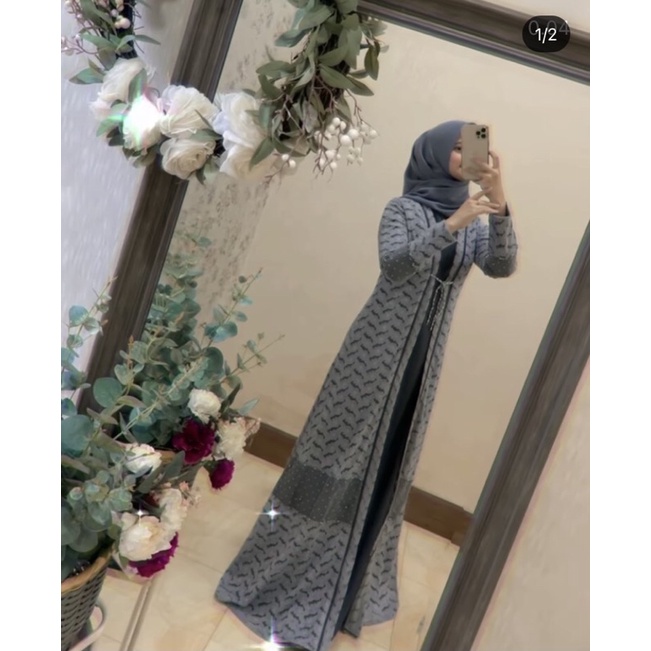 JENAHARA DRESS GREY L by kaleela