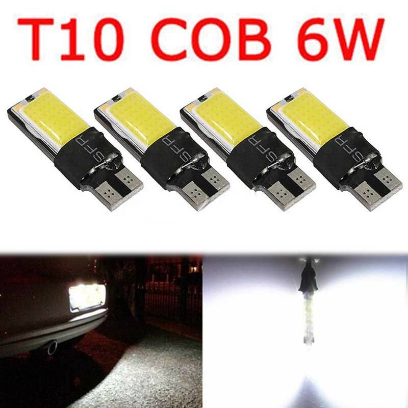 Lampu LED T10 COB 6W W5W 194 168 LED Canbus Senja Sein Belakang Mundur Parkir Mobil Motor