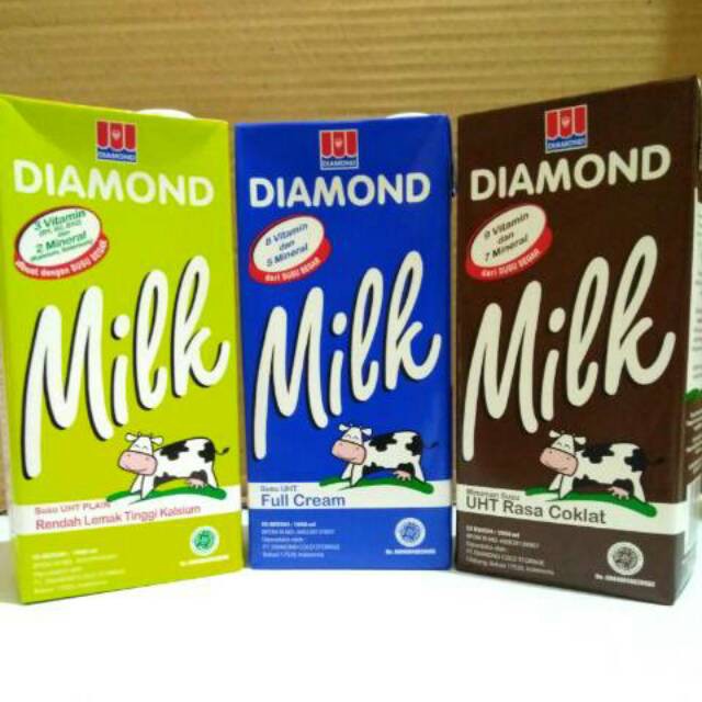 Susu diamond UHT kemasan 1000 ml