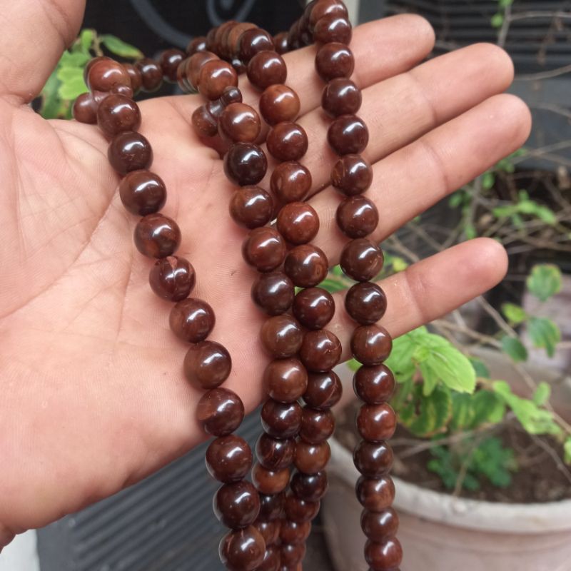 Tasbih kaokah asli 10mm tasbih kaoka bulan bintang tasbih kaokah asli 100%tasbih kaokah asli 99butir