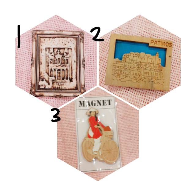 TEMPELAN KULKAS MAGNET KULKAS KAYU