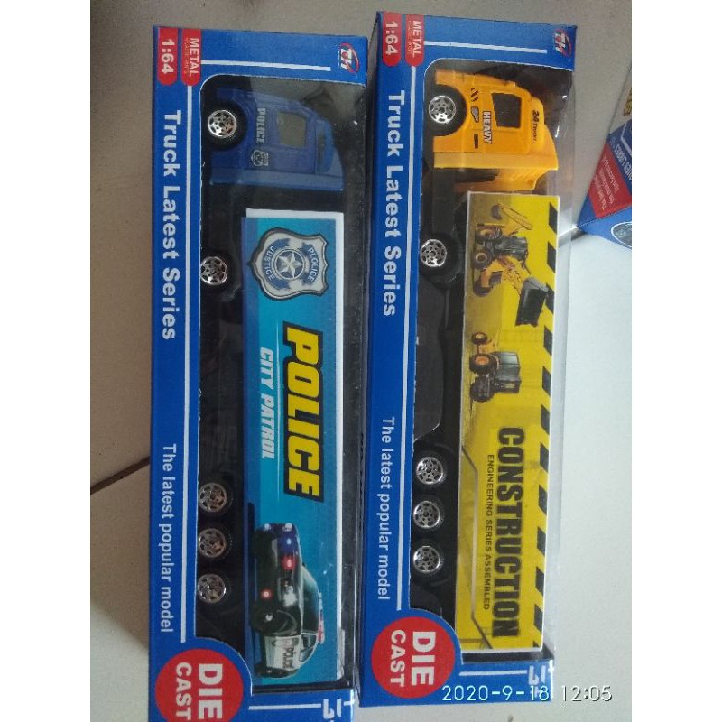 Diecast truck container