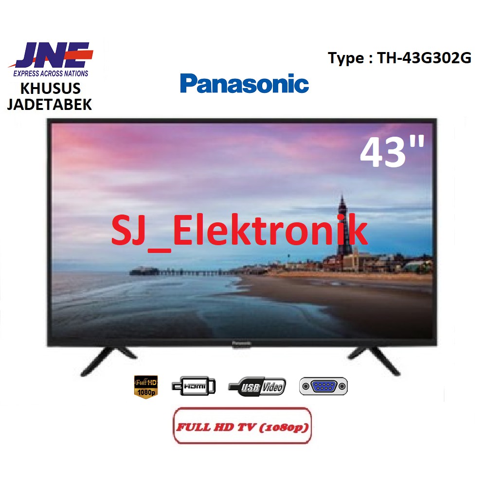 LED TV Panasonic 43 Inch TH-43G302G / 43G302 FullHD HDMI USB VGA In