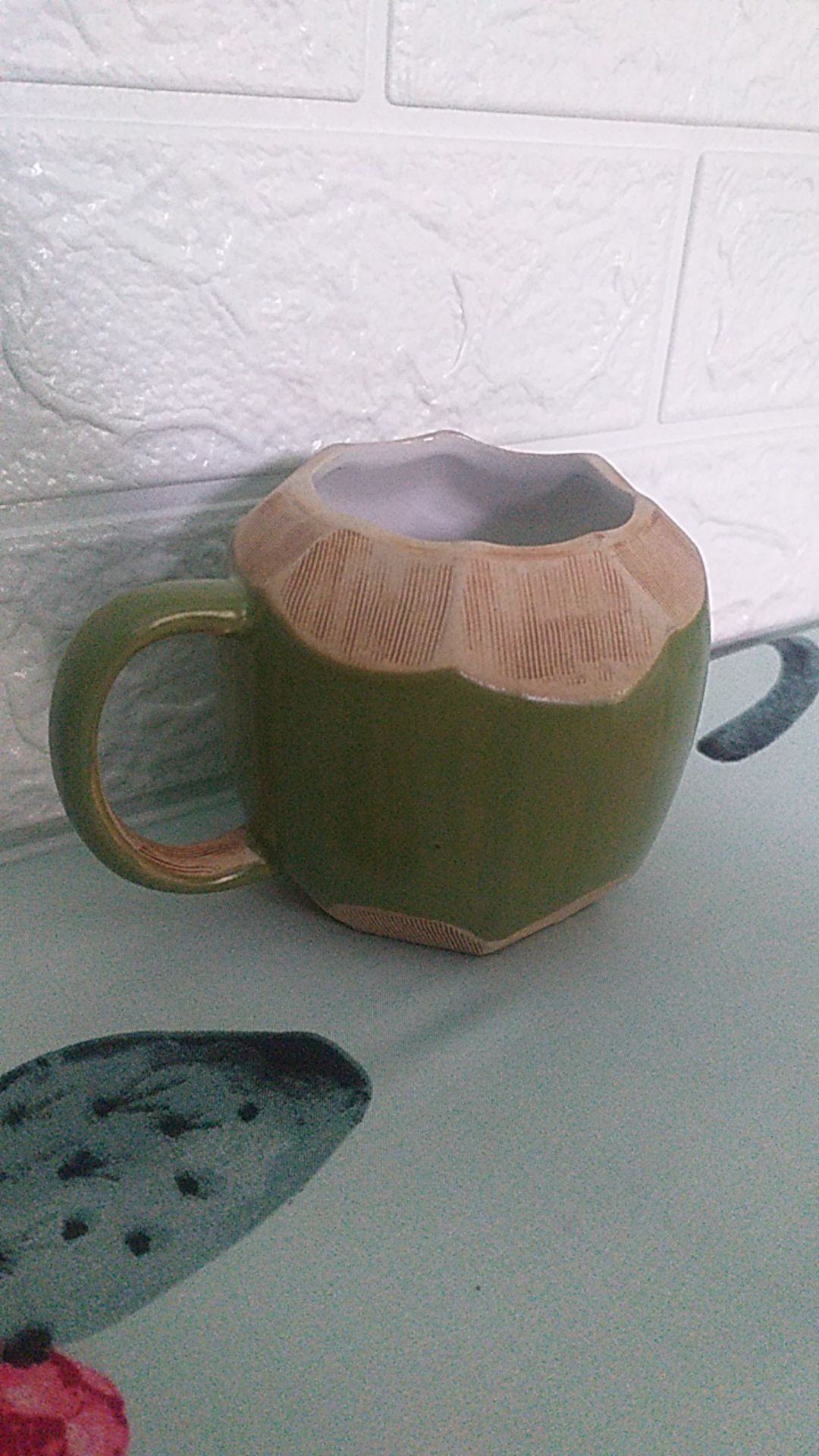 Mug Kelapa Unik Model Batok Klapa Lucu-gelas Mug Tahan Panas Bisa Untuk Mug Kopi Teh & Souvenir