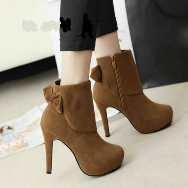 ZPT-Sepatu boot heels fashion wanita/ bagus buat manggung/ elegan bangat /OF-41