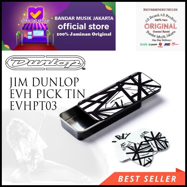 Jim Dunlop Evh Pick Tin Evhpt03 Guitar Pick