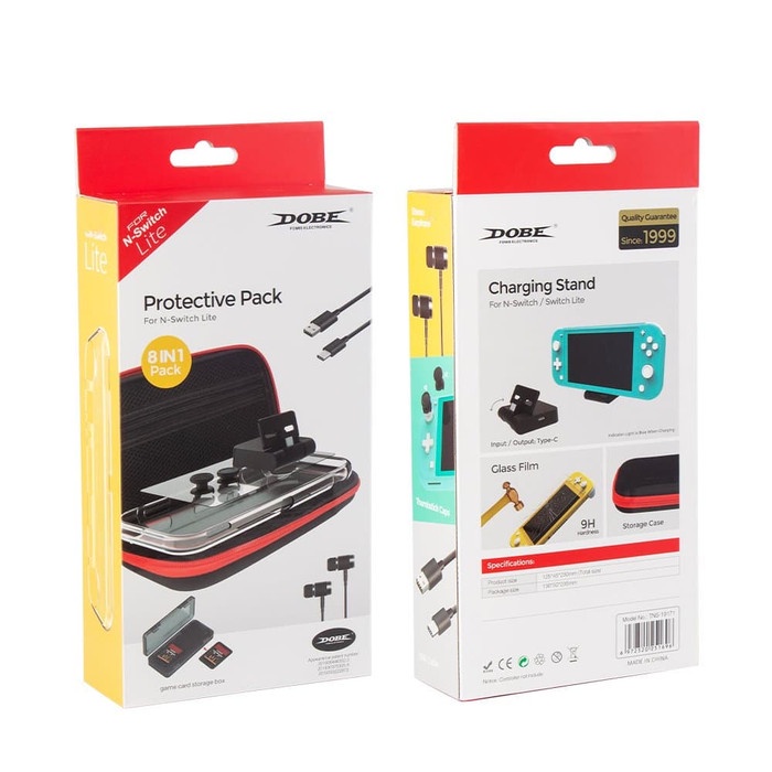 Nintendo Switch Lite Dobe Protective Pack / Tas Switch Lite TNS-19171 ORIGINAL Original original