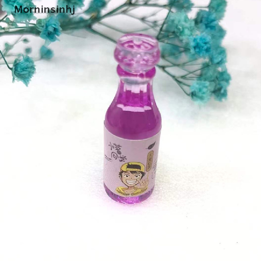 Mornin 20PCS / Set Mainan Miniatur Botol Minuman Bahan Resin Skala 1: 12 Untuk Dekorasi Rumah Boneka