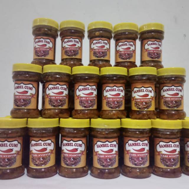 

Sambal Teri dan Sambal Cumi Cabe Nyinyir