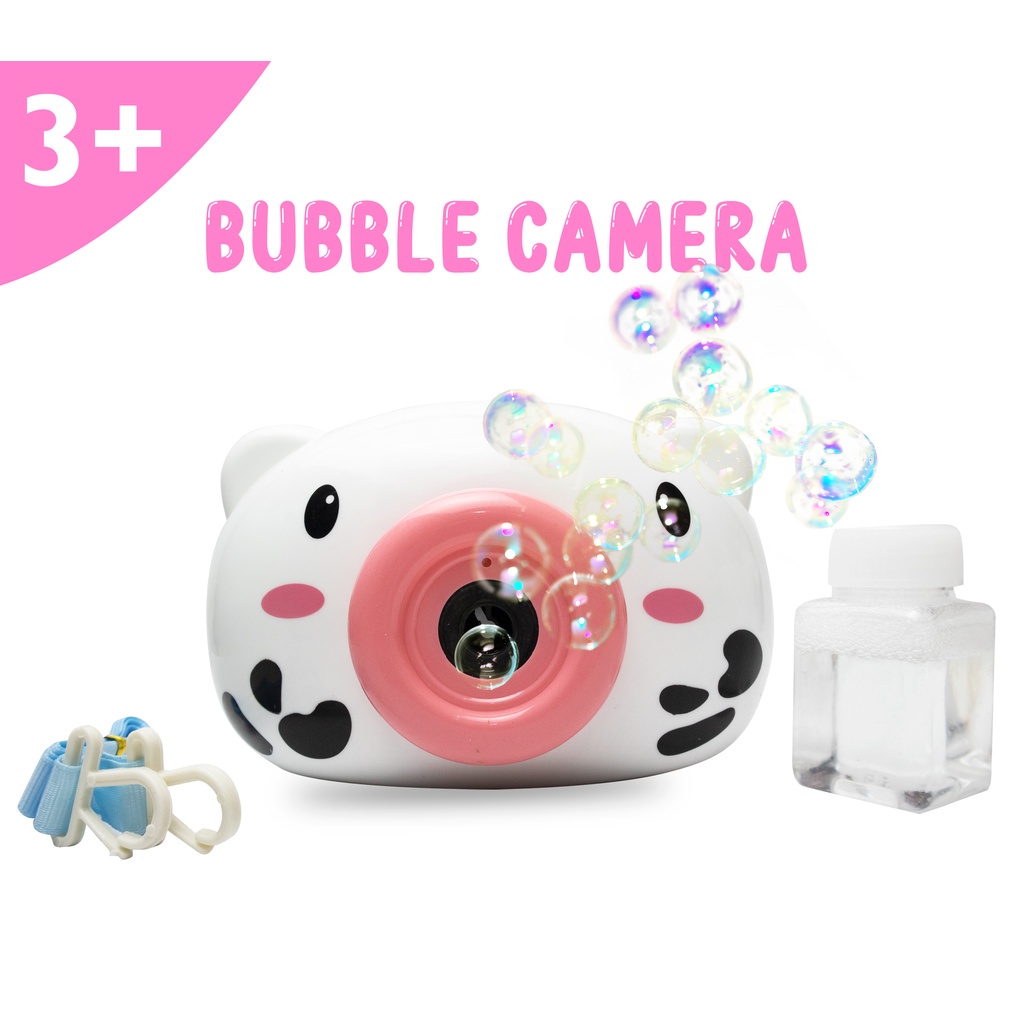 JMT-Mainan Anak Bubble Machine/Mainan Anak Camera Bubble Beautiful Music/Bubble Camera