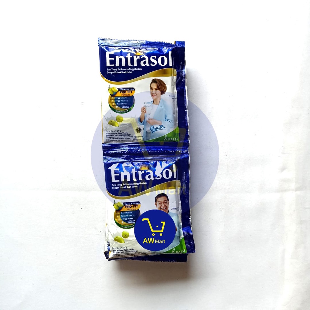 SUSU ENTRASOL RENCENG ISI 10 SACHET X 22GRAM