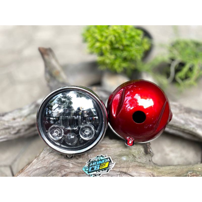 LAMPU DAYMAKER 16 LED 5,75 INCH SET BATOK HM CB125 IMPORT PAKET DAYMAKER 16 LED SET BATOK CB125 IMPO