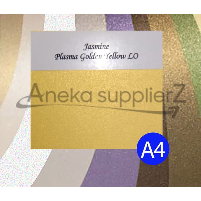 Kertas Karton Jasmine Tebal - A4 (Kuning Emas/ Gold Yellow )