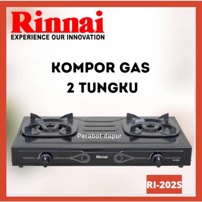 Rinnai Kompor Gas 2 Tungku Rinnai  RI-202S