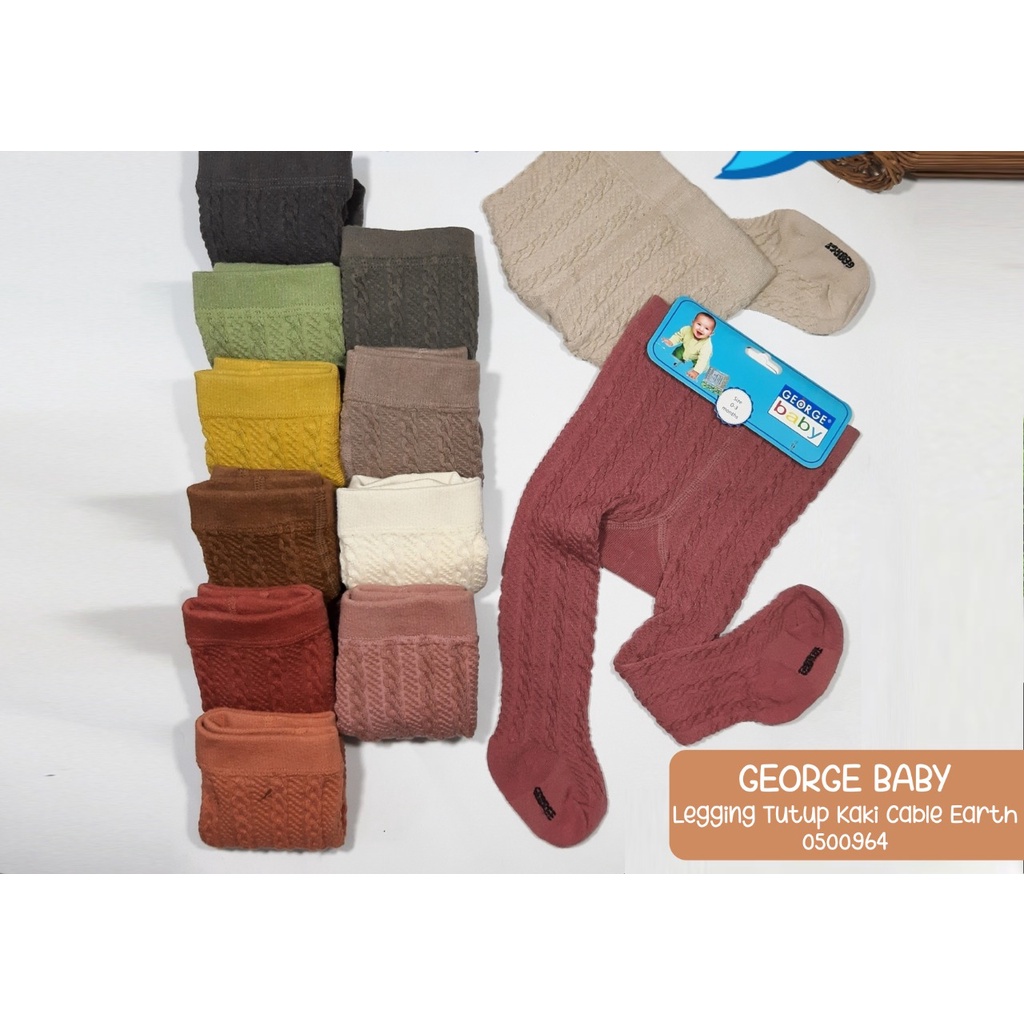 George Baby Legging Buka Kaki / Tutup Kaki