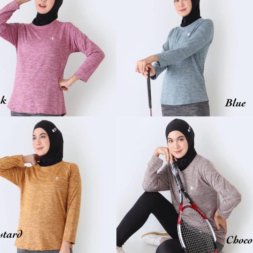 READY Baju Tunik Tunic Kaos Pakaian Atasan Olahraga Sport Sports Sporty Wanita Cewek Perempuan Musli