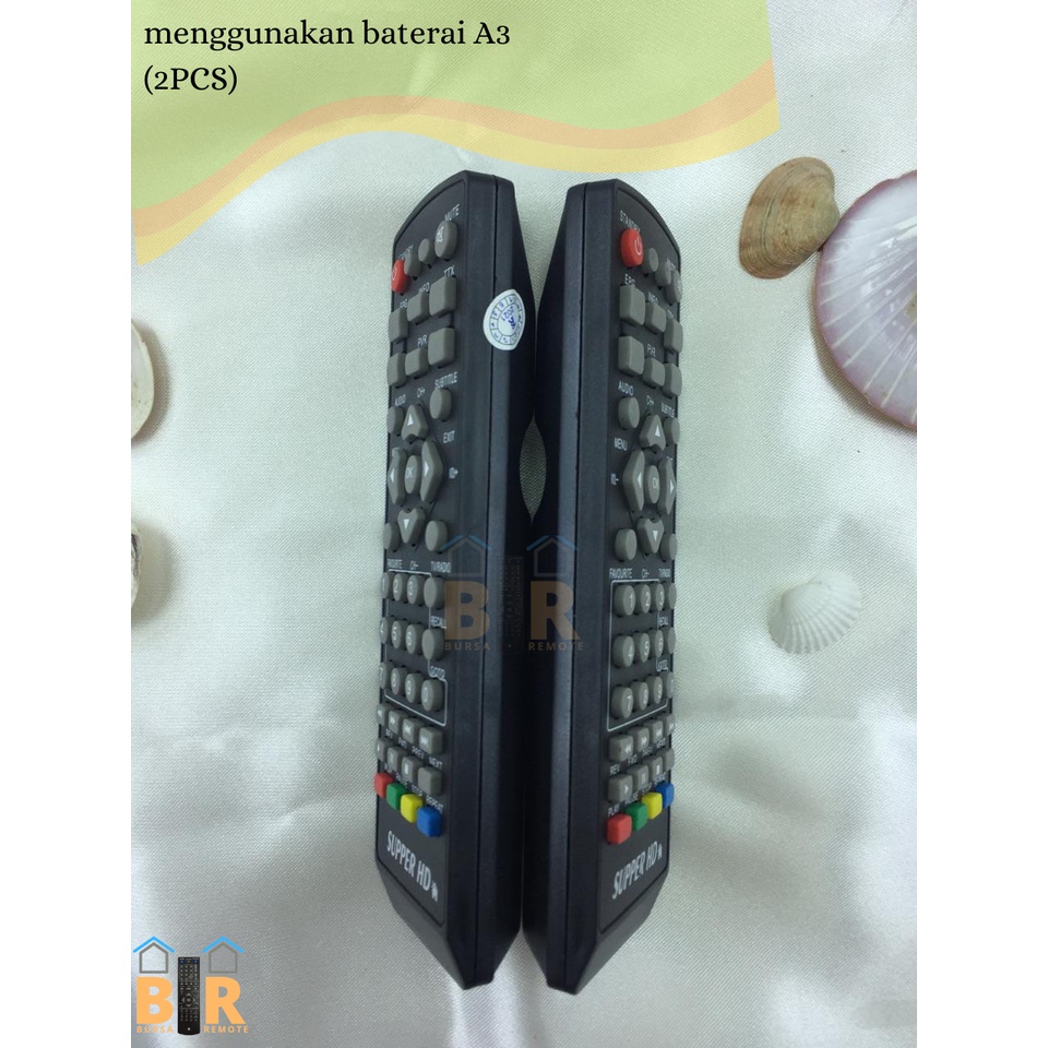 Remote Set Top Box SUPPER HD Evercross Noise Infico Advance Vitara Max Hinomaru HDTV Parafin Remot Receiver Parabola