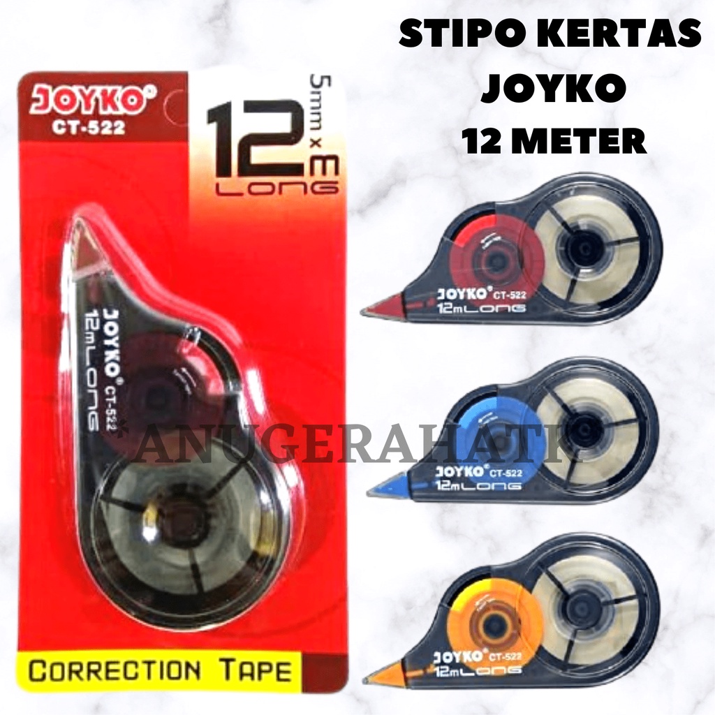 

Stipo Tipe Ex Kertas / Correction Tape Joyko CT-522