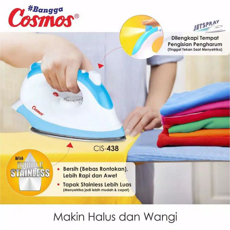 Setrika Cosmos CIS-438 Stainless Jetspray