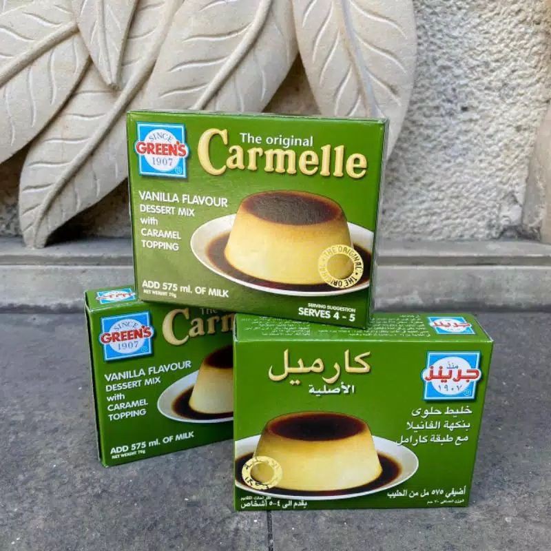 

CARMELLE Kotak Puding Madu Rasa Susu Vanilla isi 70 gram Dessert Snack Instant Cemilan Pie Agar Arabian