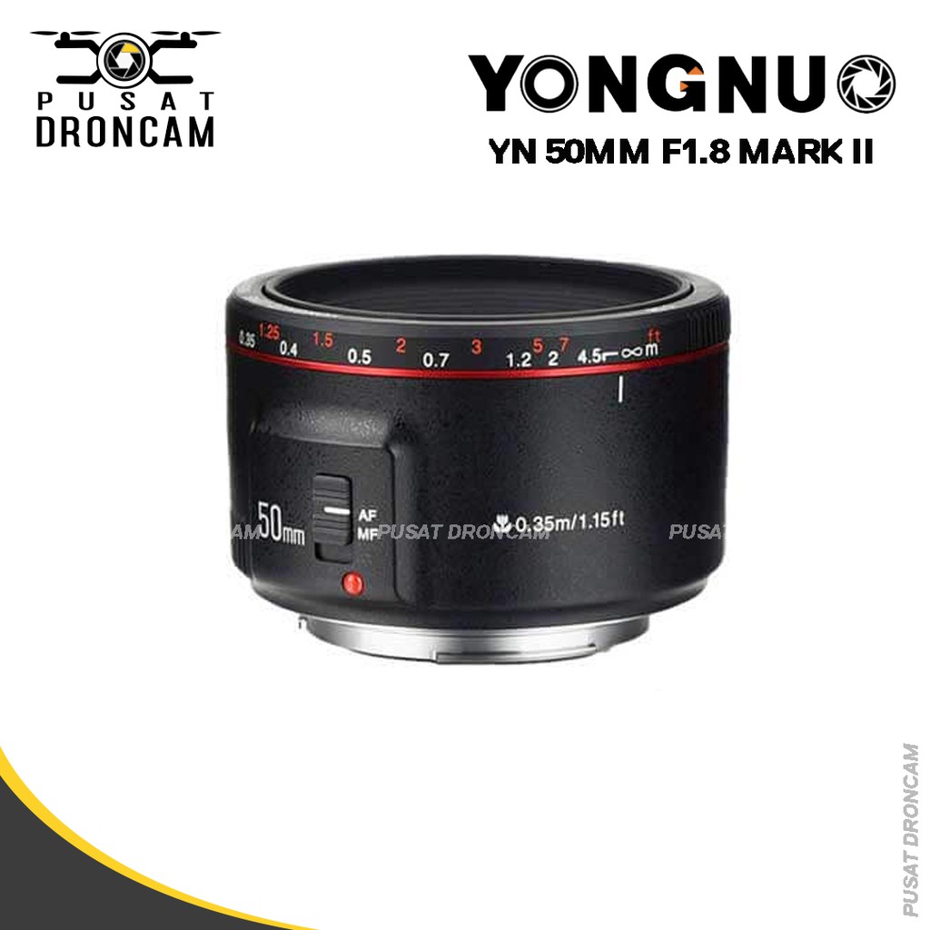 LENSA YONGNUO YN50MM F1.8 MARK II / LENSA FIX YN50MM - FOR CANON