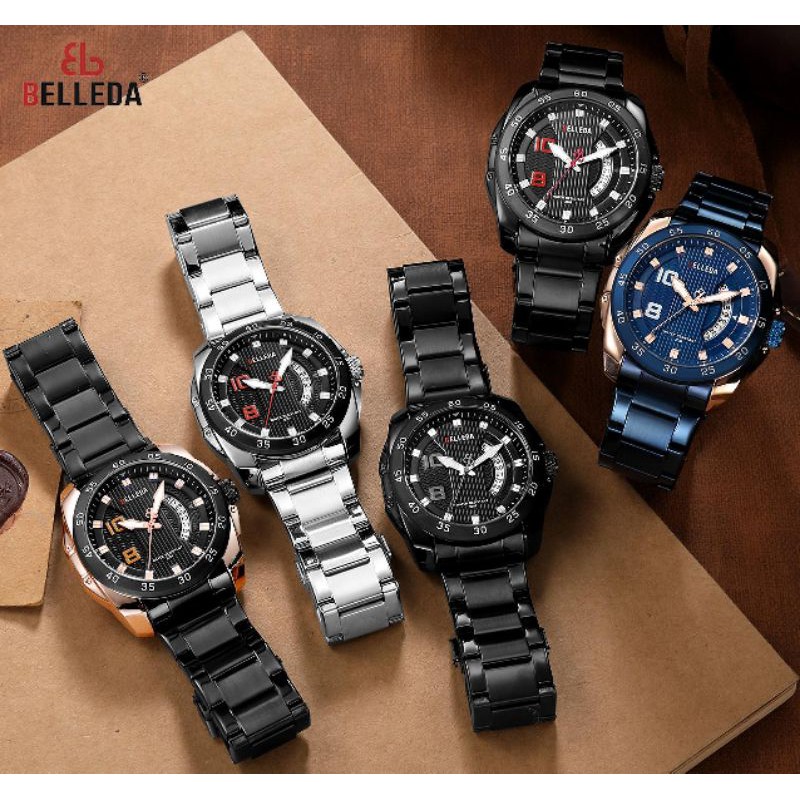 Jam tangan pria BELLEDA jam tangan pria casual