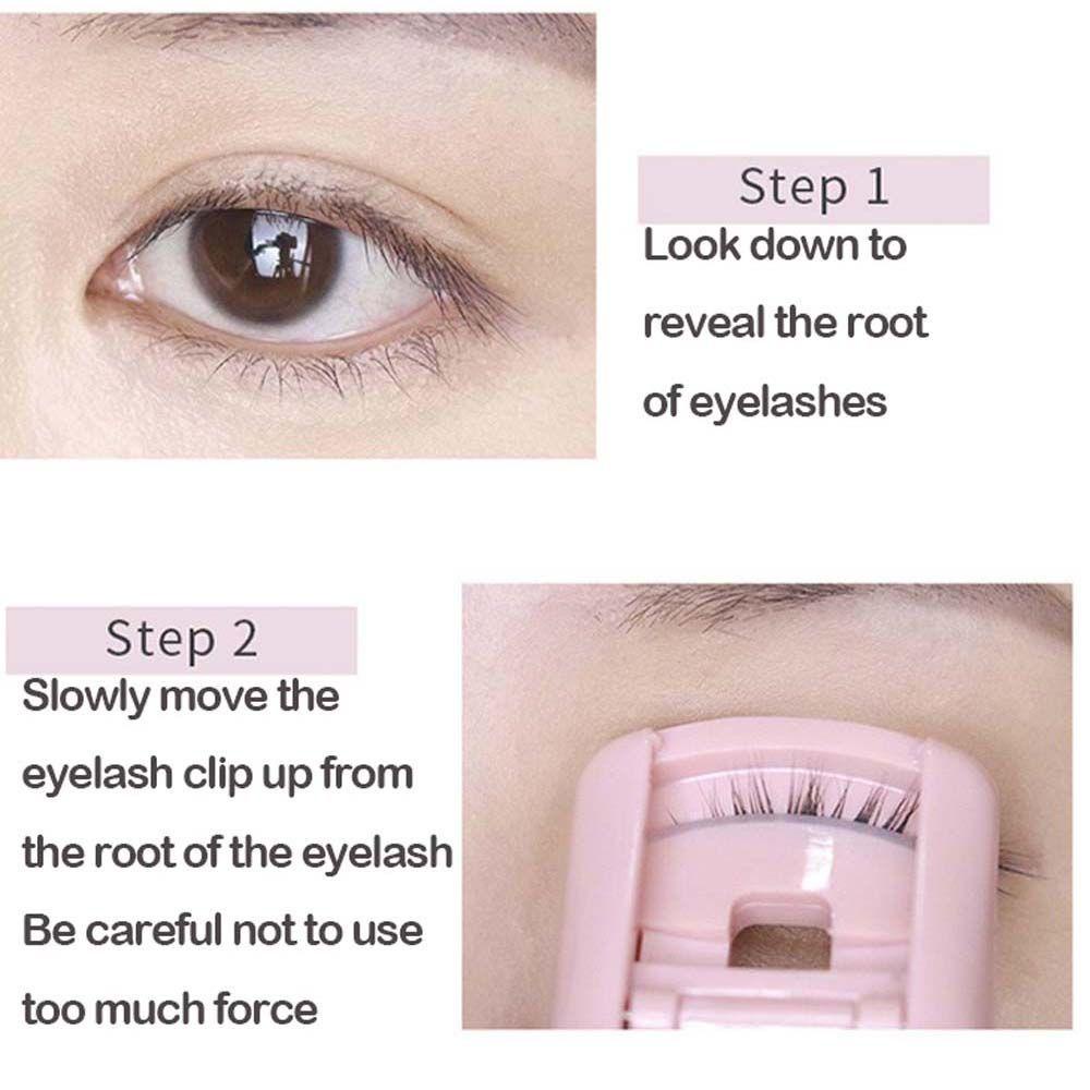 NEEDWAY Needway Penjepit Bulu Mata Mini ABS Lucu Aksesoris Kosmetik Tahan Lama Cat Claw Eyelash Clip