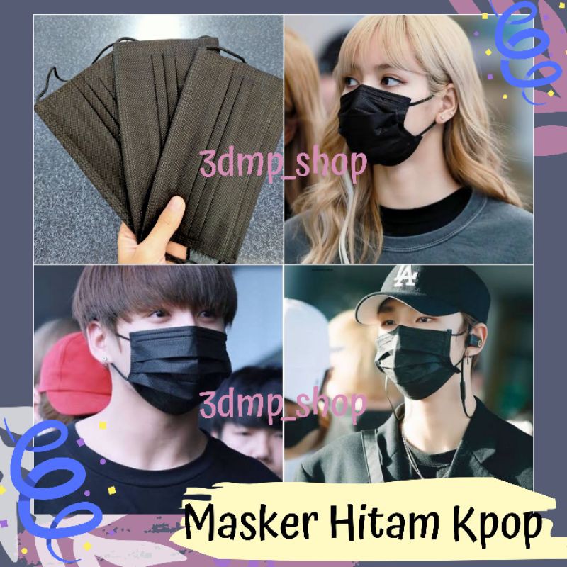 Masker Kpop Hitam