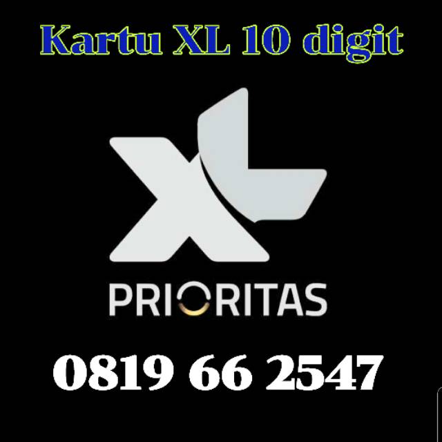 Nomor Cantik XL 10 digit pascabayar Hoki mi 2547
