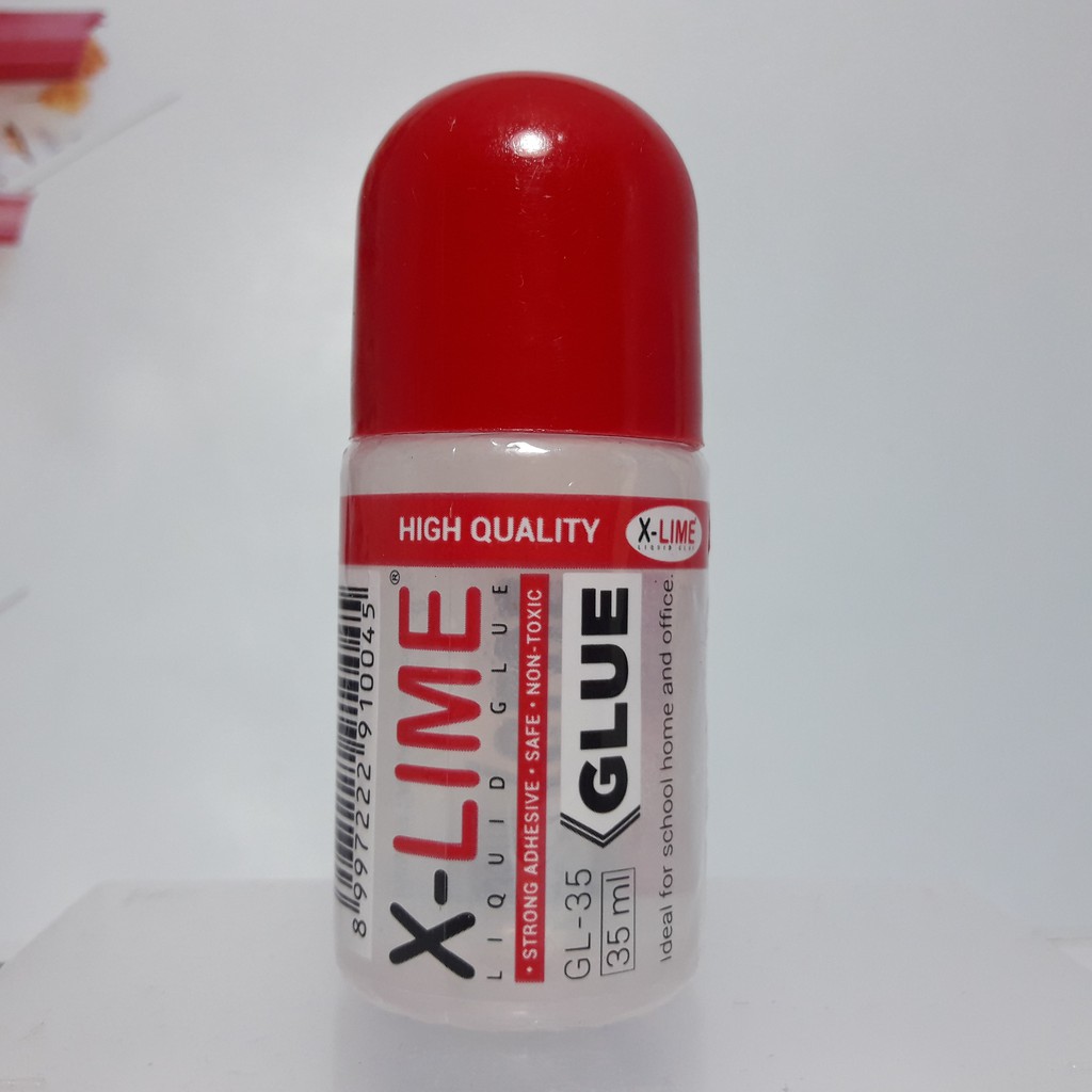 

Glue X-LIME High Quality lem cair untuk kebutuhan sekolah dan kantor 35ml
