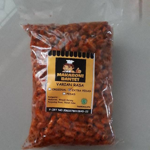 

Makaroni bantet ekstra pedas 1/2kg