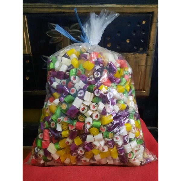 

STICKY CANDY MIX ATAU WARNA UKURAN 5KG