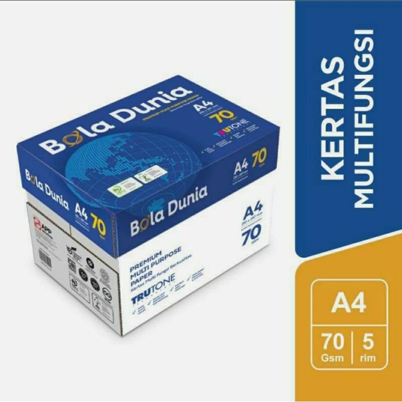 

KERTAS PAPERONE A4 75 GSM (KERTAS FOTO COPY / KERTAS HVS / KERTAS PRINT)