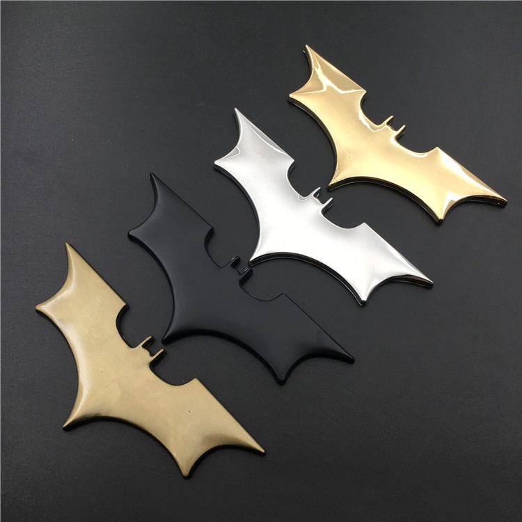 1X Metal 3D Batman Logo Bat Car Auto Truck Motorcycle Emblem Badge Sticker Decal