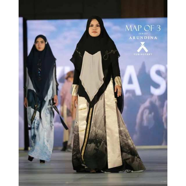 ARUNDINA MAP OF 3 SIZE M By @yunia_syari