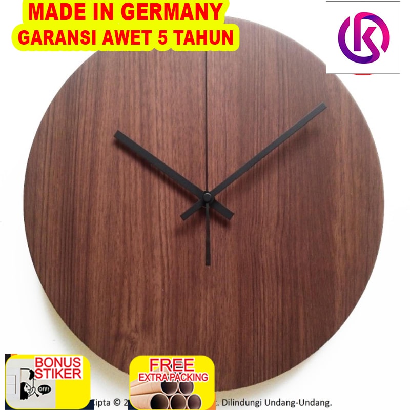 

Promo Jam Dinding - BasicMahogany Wall Clock Unik Artistik