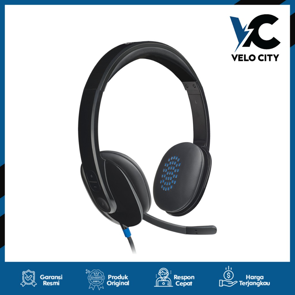 Logitech Headset Headphone H540 USB Original - Garansi 2 Tahun