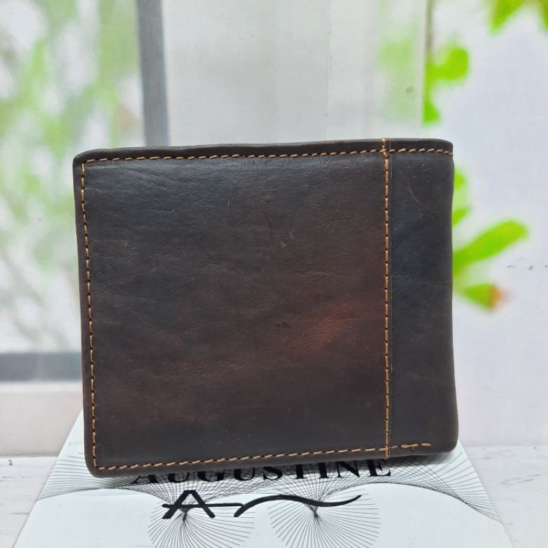 Dompet Kulit Augustine Variasi A601. Dompet Kulit asli. Dompet kulit lipat pendek.