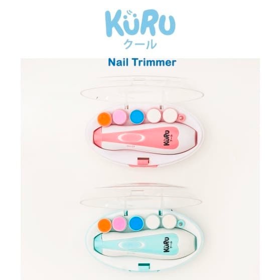 Kuru Gunting kuku Bayi - Baby Nail Care Set Manicure 5in1 / KURU Baby Nail Trimmer Electric | Alat Kikir Gunting Kuku Bayi Elektrik