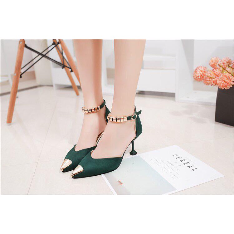 SEPATU HEELS WANITA S006 SEPATU IMPORT WANITA CANTIK JAKARTA MURAH LAKU KEREN HEELS NYAMAN MODERN