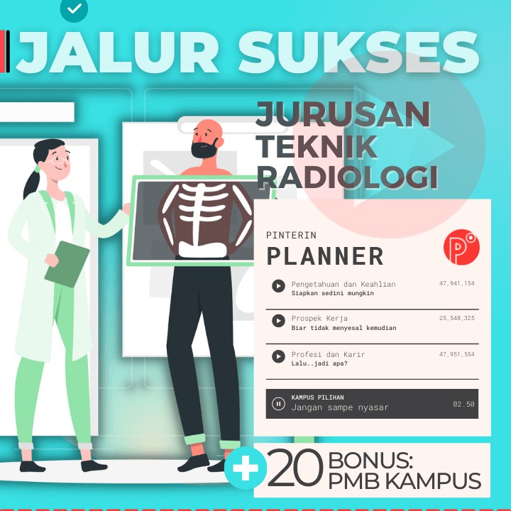 

Daily Planner Kuliah Jurusan Teknik Radiologi | Test SNMPTN-SBMPTN-UTBK Weekly Binder Loose leaf B5