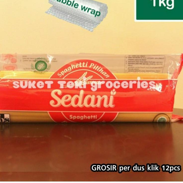 

CRK Spagetti / Mie Spaghetti Sedani 1kg by Indofood Bogasari READY Grosir✼ (Dijual Murah)Best seller ➛