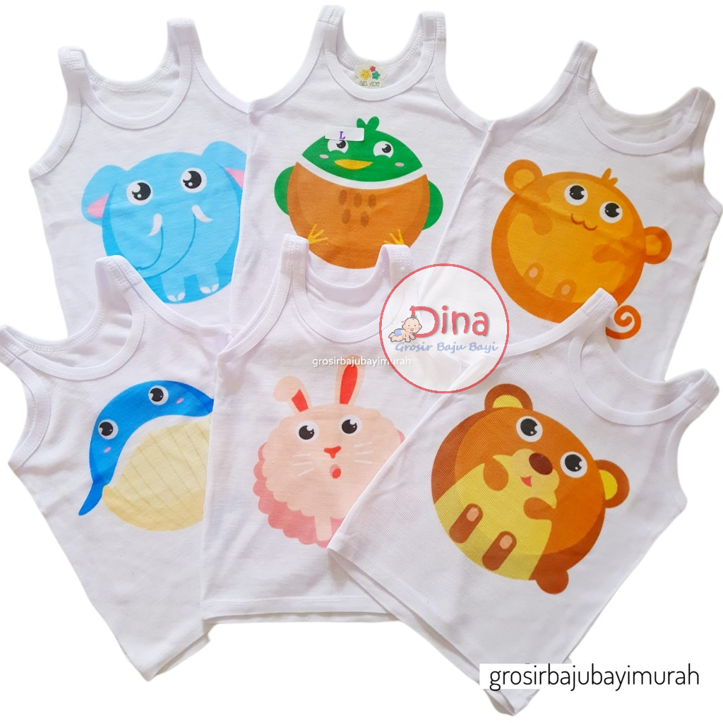 singlet bayi 0-3 bulan JESS MOTIF size S