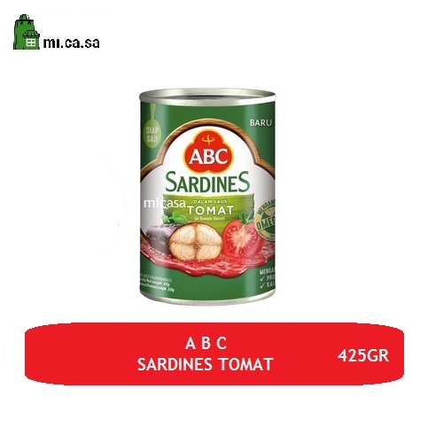 

ABC Sarden / Sardines Saus Tomat 425 Gram