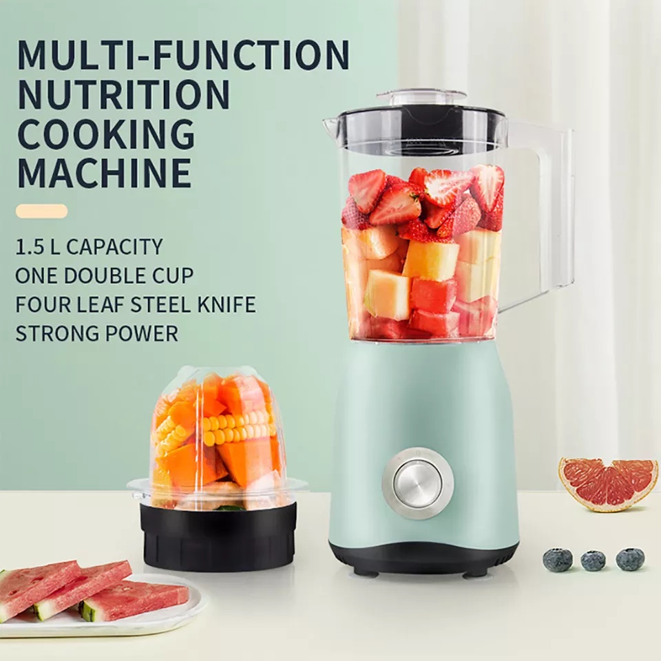 Blender Mini Juicer Multifungsi - Blender Juicer 2 in 1 - Food Processor Blender Soya Bean Blender